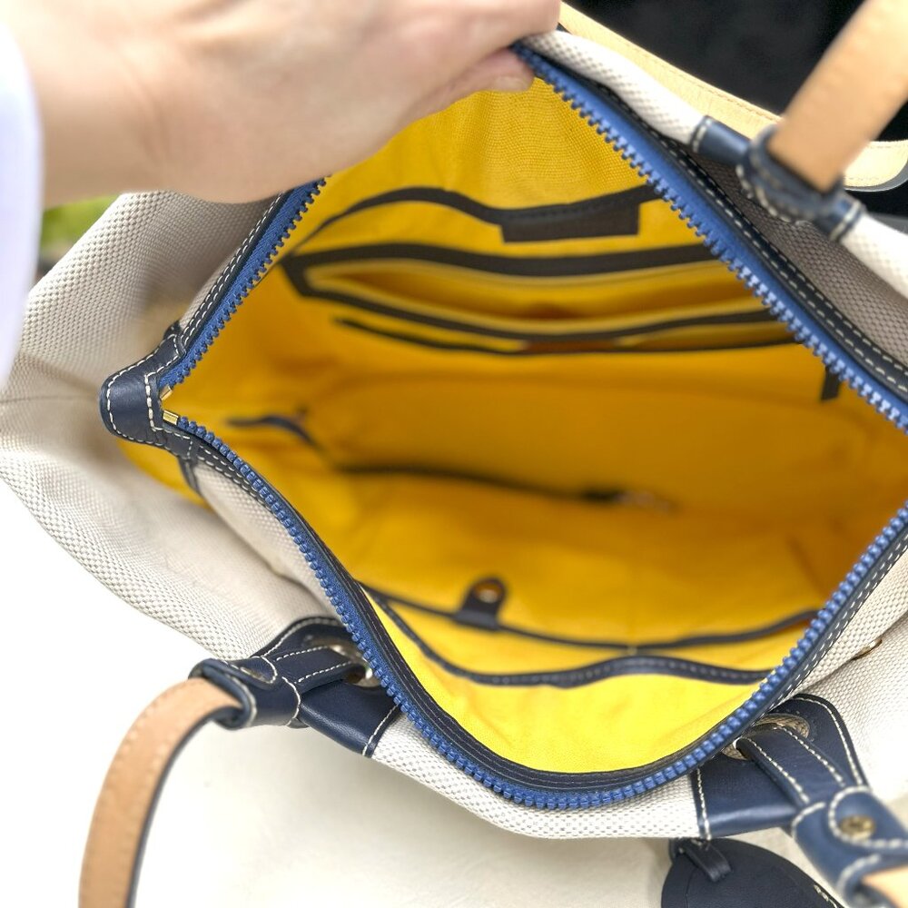 Dooney & Bourke East/West Grommet Bag Shopper Tote - Picture 4 of 7